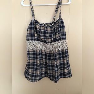 Torrid plaid tank top